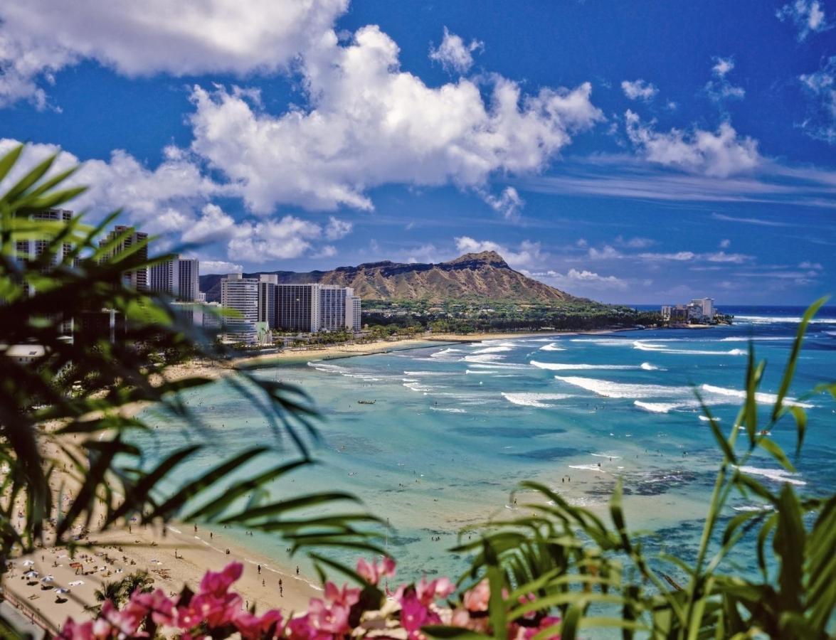 Aqua Palms Waikiki Ocean View Lanai Parking Included Appartement Honolulu Buitenkant foto